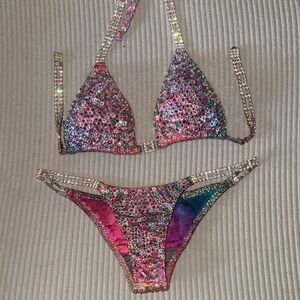 Swarovski crystal bikini